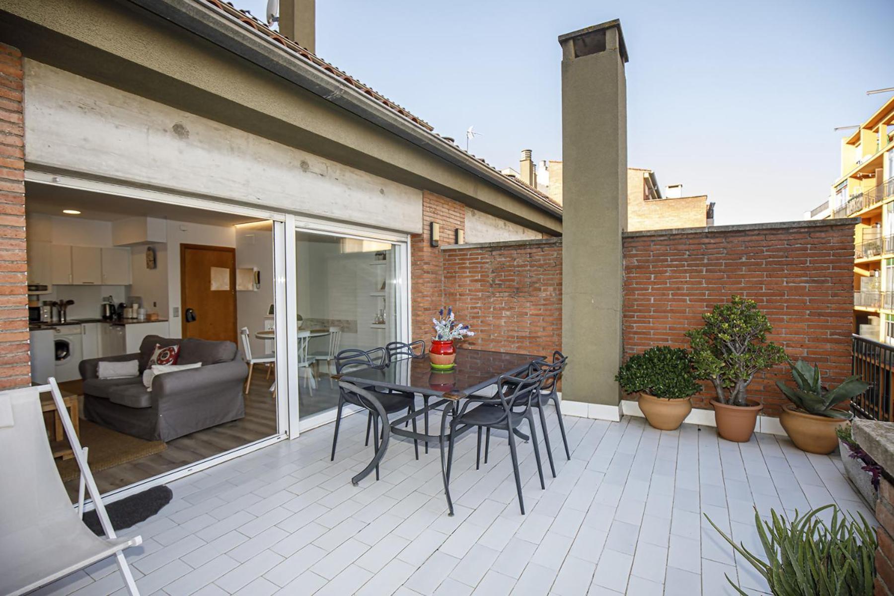 Apartamento con gran terraza Gerona Exterior foto
